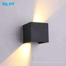 Квадратный домашний декор 10 Вт IP65 Водонепроницаемый светодиодный настенный светильник на открытом воздухе
